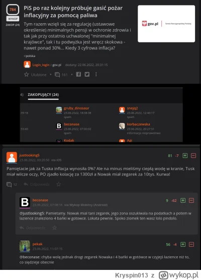 Kryspin013 - >@Kryspin013: Dzięki. I cyk zakop onet xD

@beconase: mordo, ty nawet go...