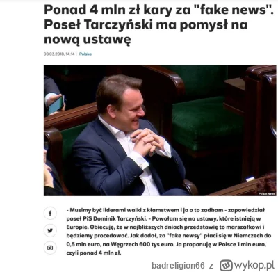 badreligion66 - #polityka Dajesz teraz Tarczyński z tym pomysłem.