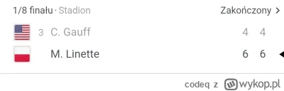 codeq - Magda Linette pokonuje światową 3. WTA w 1/8 Miami Open!
Brawo

#tenis