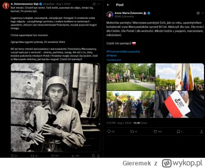 Gieremek - >Szerokie grono, które upamiętnia jedynie żydocentryczne zdarzenia history...