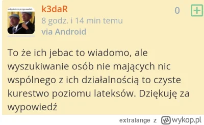 extralange - W temacie wrzucenia zdjęcia teściowej nowaka... 

- K------o to jest wyk...