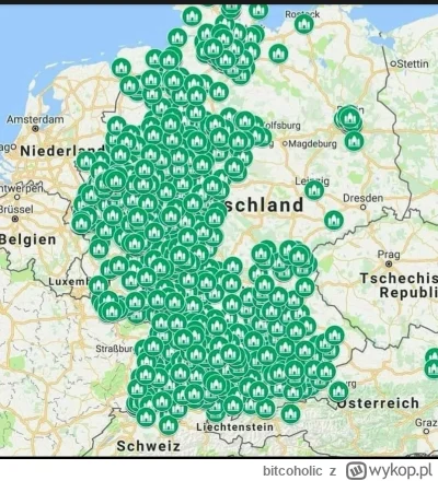 bitcoholic - Mapa meczetów w Niemczech

#ciekawostki #europa #niemcy #neuropa #mapy