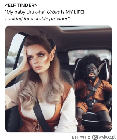 BelFryta - #zydkrecikorba w Śródziemiu Sauron kręcił korbom