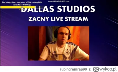 rubingramrap99 - Kamil Steinbach - Człowiek z dystansem do życia ( ͡° ͜ʖ ͡°)
#dallas...