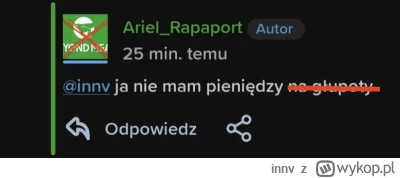innv - @Ariel_Rapaport my mamy pieniądze (⌐ ͡■ ͜ʖ ͡■)