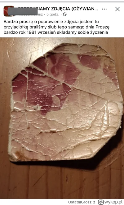 OstatniGrosz - byłem przekonany, że to plaster szynki xD