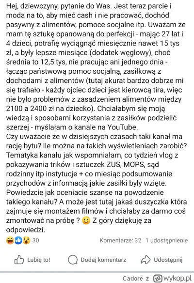 Cadore - #heheszki #humorobrazkowy #madki #patologia 
Raczej na pewno troll, ale przy...
