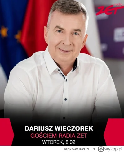 Jankowalski715 - Jutro porannym gościem Radia Zet Dariusz Wieczorek - minister nauki ...
