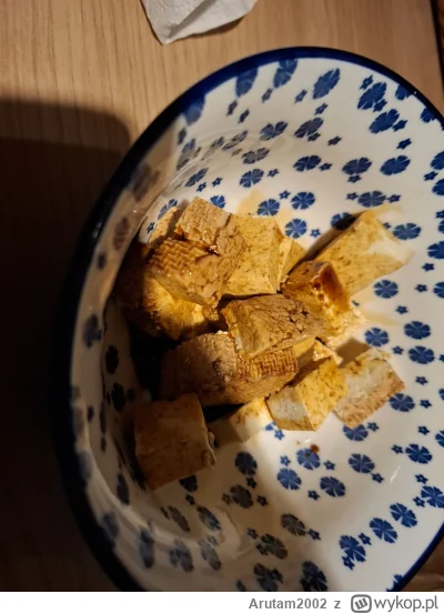Arutam2002 - #przegryw przekąska nocna dla chłopa - tofu zakrapiane w sosie sojowym