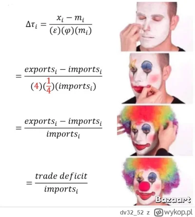 dv32_52 - #trump #usa #heheszki
Fajny ten wzór na cła ( ͡° ͜ʖ ͡°)