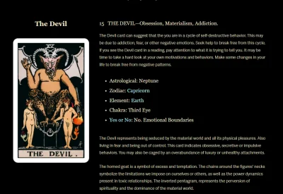 luke-mat - Wchodzę sobie z ciekawości na "free tarot random", klikam kartę i jakby kt...