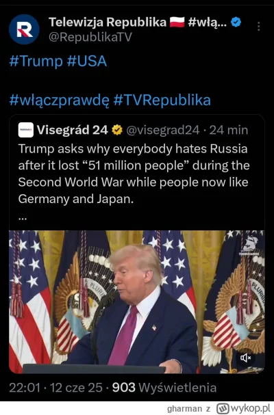 gharman - Rozsądźmy to w końcu

#usa #trump #ukraina #rosja #izrael #iran