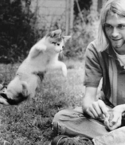 kriskir2000 - Kurt Cobain z kotkiem

#nirvana