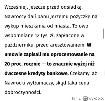 Sin- - @Kacpy134: Jeszcze typowej lichwy „nie zauważył”. Dla mnie ten notariusz powin...