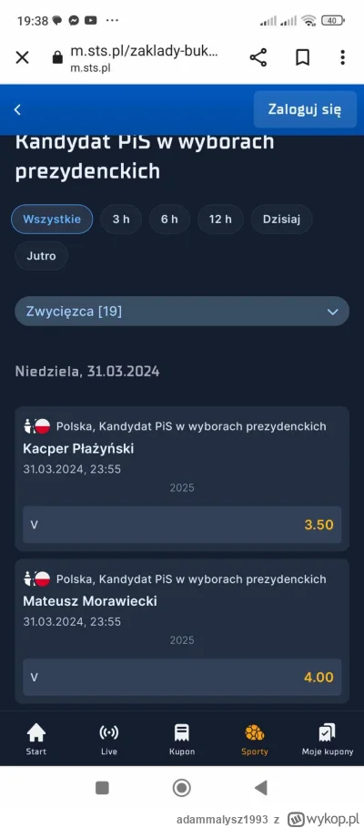 adammalysz1993 - @myidioci: 30 kilka % pisowskiego betonu poprze kazdego kandydata kt...