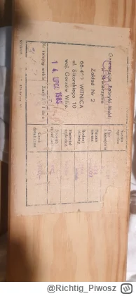 RichtigPiwosz - @RichtigPiwosz: 
A tu tabliczka znamionowa z łóżka. Dodam, że z przer...