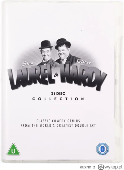 duxrm - Wysyłka z magazynu: PL
Kolekcja 21 płyt DVD z Flipem i Flapem (Laurel & Hardy...