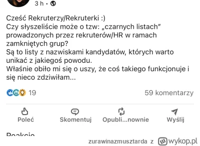 zurawinazmusztarda - Wyświetlił mi się taki post na #linkedin - jak myślicie, czy coś...