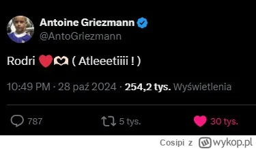 Cosipi - Pierwszy sukces Atleti w tym sezonie xD

#mecz