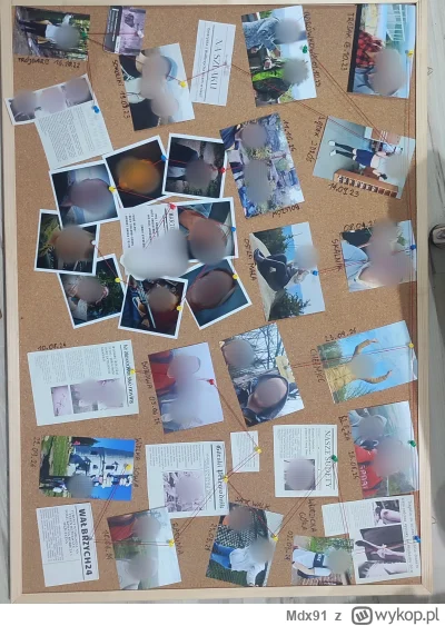 Mdx91 - Zrobilem dla mamy tablice na wzor sledztwa z wycieczkami po gorach.
#chwalesi...