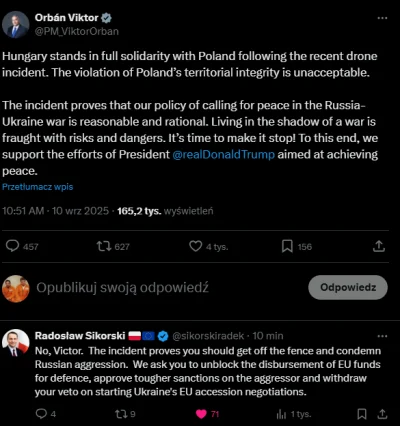 BArtus - Pięknie mu pan powiedział, jak poeta.
#sikorski  #bekazkacapow #onucowewpisy...