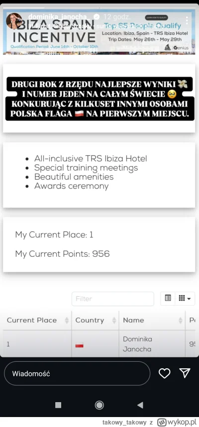 takowy_takowy - #frajerzyzmlm Dominika jesteś wielka! ( ͡° ͜ʖ ͡°)🏅🇵🇱🥶https://www....