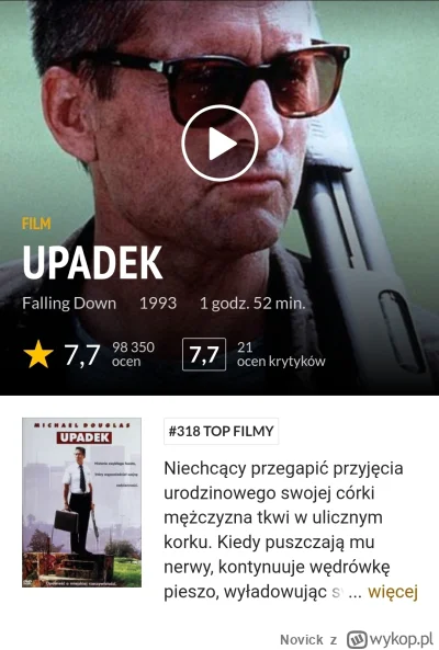 Novick - @#!$%@?: ta akcja przypomina film Upadek z Michelem Douglasem - gość tam też...