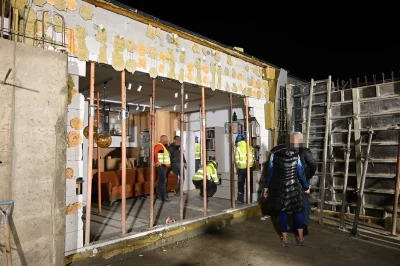 Rad-X - Nowe osiedle we Wrocławiu. Nowy budynek zawalił się na "starszy" etap tego sa...