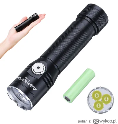 polu7 - Astrolux EP03 2050lm LH351B Flashlight with Batteries w cenie 14.99$ (58.71 z...