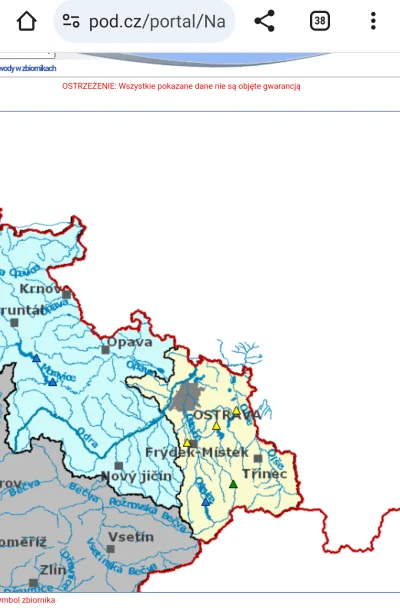 Olek3366 - #powodz trzy zbiorniki w Czechach robią niekontrolowany zrzut