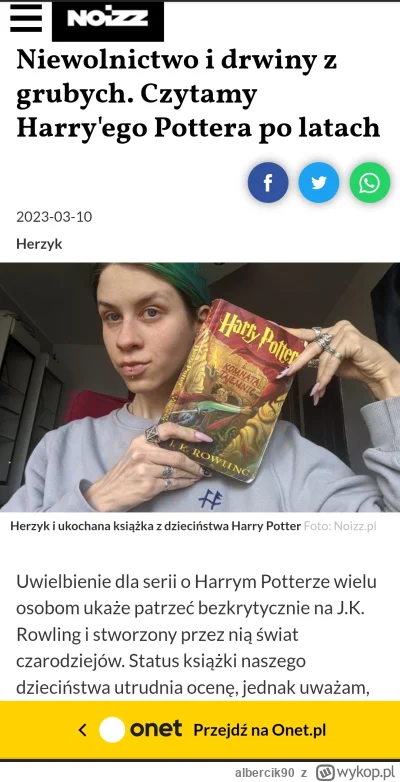 albercik90 - na oddziale psychiatrycznym dla lewarów sytuacja stabilna XD
#harrypotte...