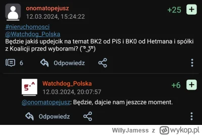 WillyJamess - No i jak tam @Watchdog_Polska, wyrobicie się przed wyborami ze zbadanie...