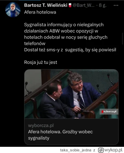 takasobiejedna - Muszą go straszyć a tak po wprowadzeniu tej ustawy by go zwyczajnie ...