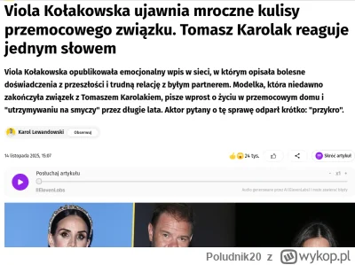 Poludnik20 - Rodzinka pe el od kulis.

„Viola Kołakowska ujawnia mroczne kulisy przem...