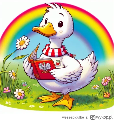 wezsepigulke - Kaczka narodowa. Tęczowa.

#heheszki #ai