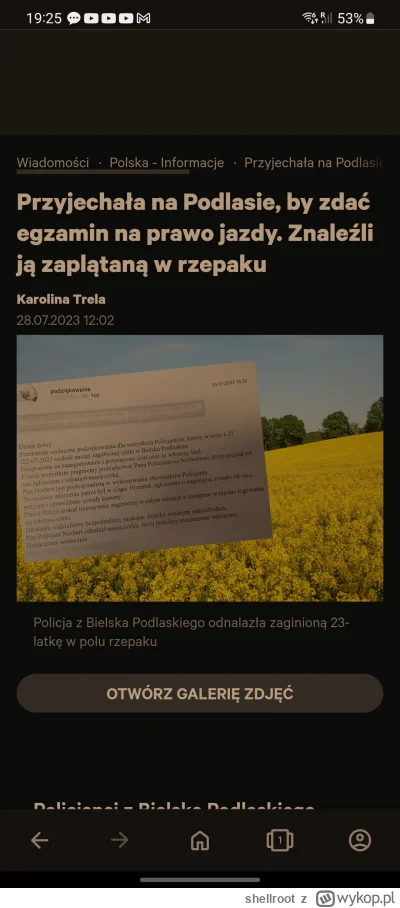shellroot - Jak się okazało, kobieta zdała egzamin na prawo jazdy.

#podlasie

Ładnie...
