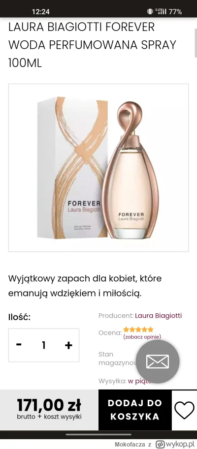 Mokofacza - #perfumy 
mam pytanko, jak z trwałością tych perfum na skórze i czy polec...