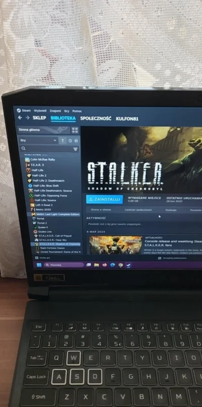 Emble - Szykuje się #l4 , ogralem #stalker2 i skończył mi się dostęp więc innych zako...