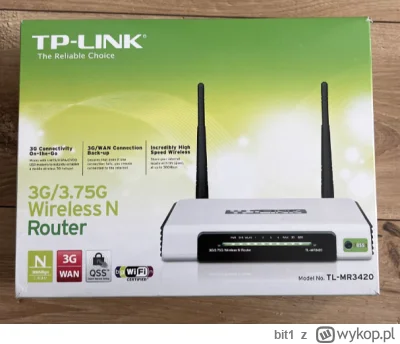 bit1 - Posiadam aktualnie Router TP-Link TL-Mr3420 ver. 1.2

Po zmianie miejsca zamie...