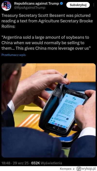 Kempes - #polityka #usa #chiny #trump #bekazprawakow #heheszki #gospodarka 

Widać, ż...