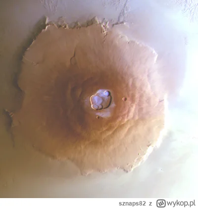 sznaps82 - Olympus Mons, najwyższy wulkan nie tylko na Marsie, ale w całym Układzie S...