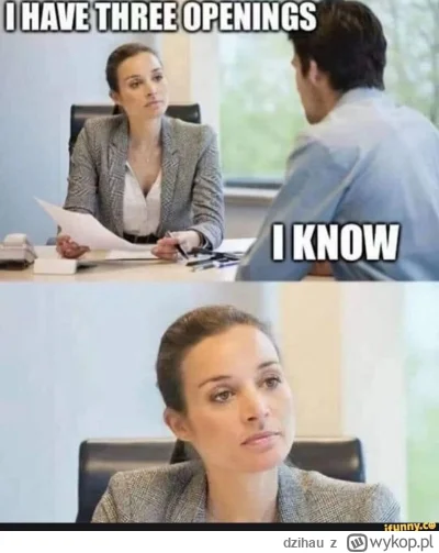 dzihau - tymczasem w pewnej firmie na rozmowie o pracę....

#aferaanalna