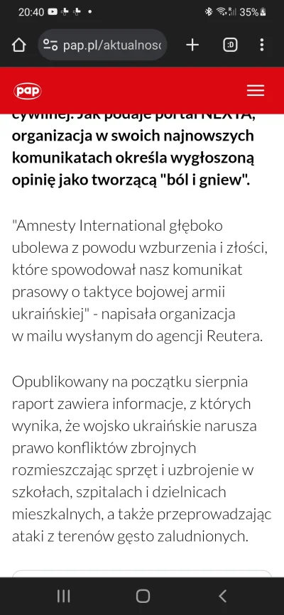 WsiowyLolek - @PhilEnis: warto też wspomnieć o raporcie Amnesty International, za któ...