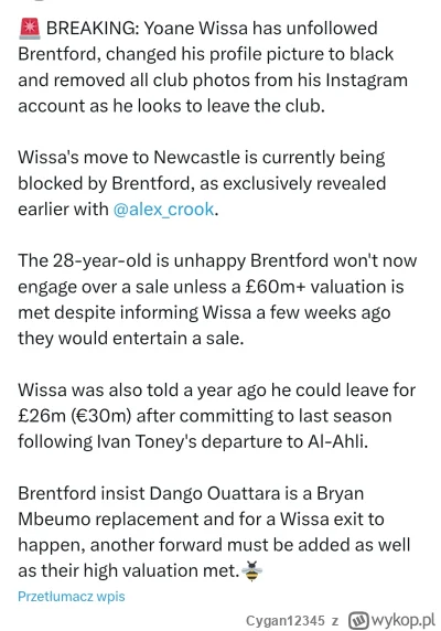 Cygan12345 - Kolejny cep. Do tego wytoczył potężne działa w postaci cofnięcia obserwa...