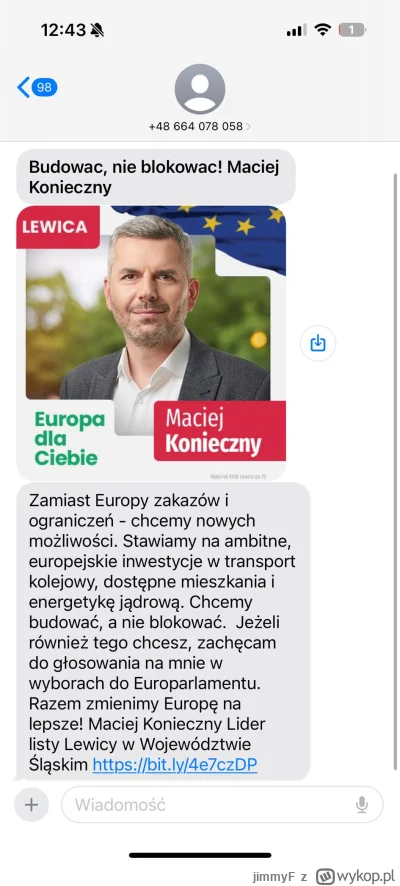 jimmyF - Co to jest? Rozsyłają jakieś gówno z dziwnym linkiem? Można to gdzieś zgłasz...