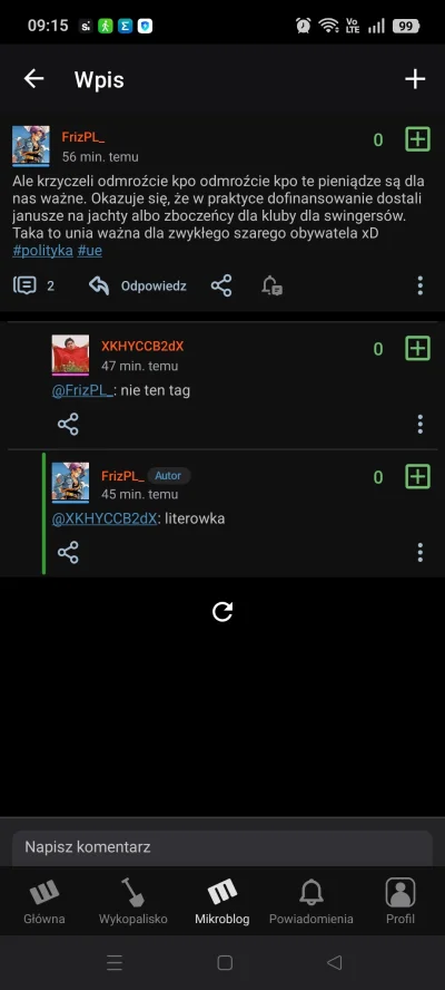 Perkelev - Pajacu @FrizPL_

Napiszę tutaj, bo dałeś mnie na czarno.

Podziękuj pisowi...