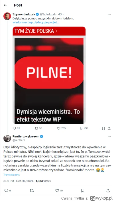 Cwana_frytka - W------i dzbana za jawny lobbing działanie na szkodę państwa polskiego...