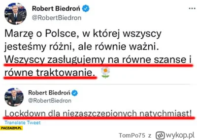 TomPo75 - Lewactwo i zamordyzm? Lewactwo przeciwko tym, ktorzy walczyli z obostrzenia...