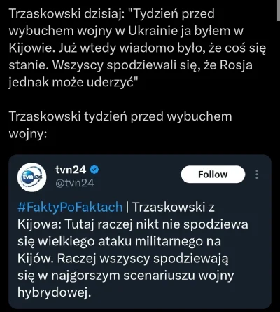 niepisowski - Bążur gubi się w swoich opowieściach o pobycie w Kijowie.
#trzaskowski ...