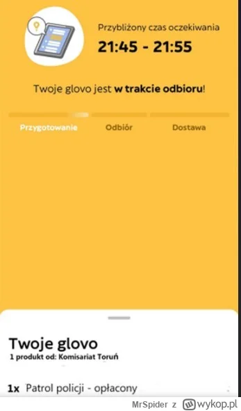 MrSpider - Toć na spokojnie dostawa z Glovo już zamówiona i opłacona.
#danielmagical